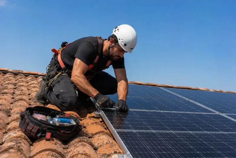 Maintenance et monitoring de panneaux solaires à Saint-Génis-des-Fontaines