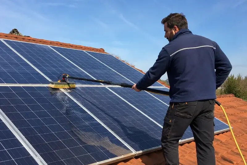 Nettoyage et entretien de panneaux solaires à Saint-Génis-des-Fontaines