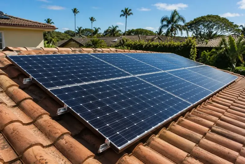 Installation de panneaux solaires à Saint-Génis-des-Fontaines